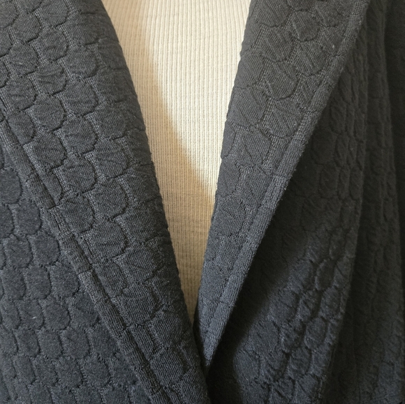 PORRIDGE ANTHROPOLOGIE Women's Black Textured Blazer.  Size Medium - Picture 4 of 12